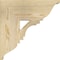 Ekena Millwork Merced Traditional Rough Sawn Bracket, Douglas Fir, 6"W x 18"D x 18"H BKT06X18X18MRC01RDF - alternate 2